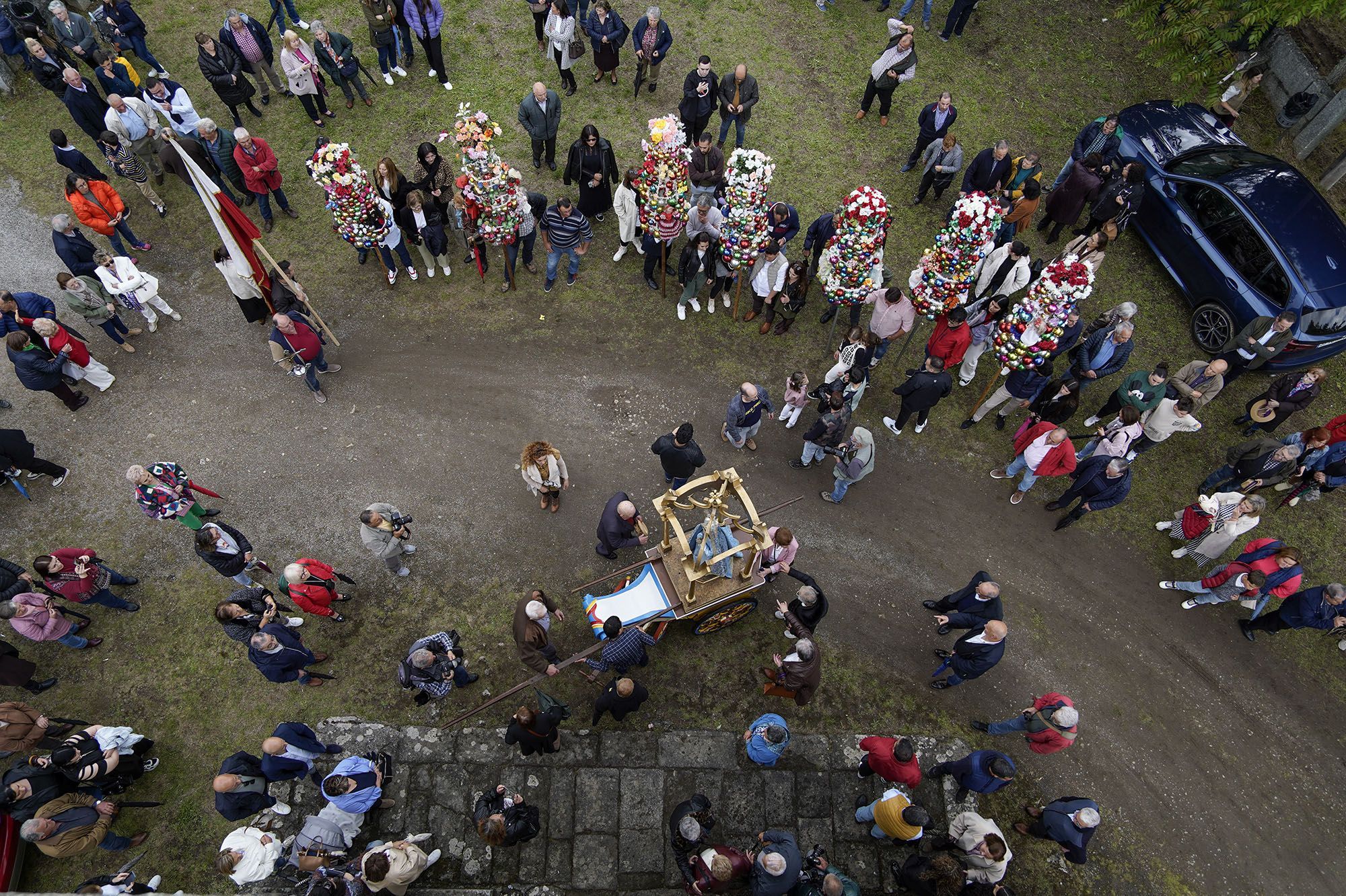 A procesin das Marabillas, en Cartelle. 19/05/2024