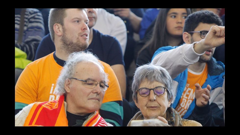 Afición del Basquet Coruña-Melilla, segundo partido de los play off por el ascenso a la Liga ACB