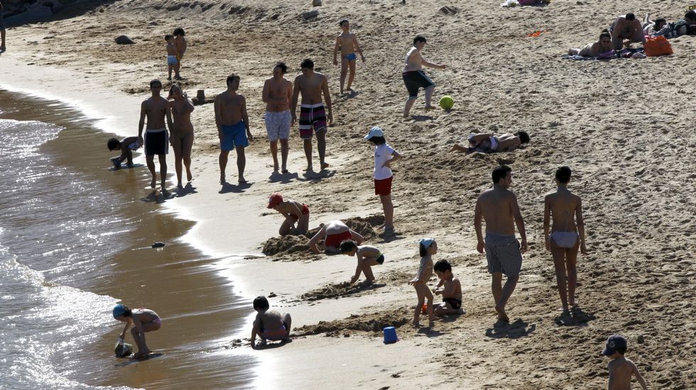 A Coruña. Playa de San Amaro