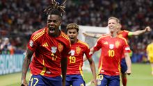 Nico Williams comparte su felicidad por �hacer historia� tras la victoria de la Selecci�n