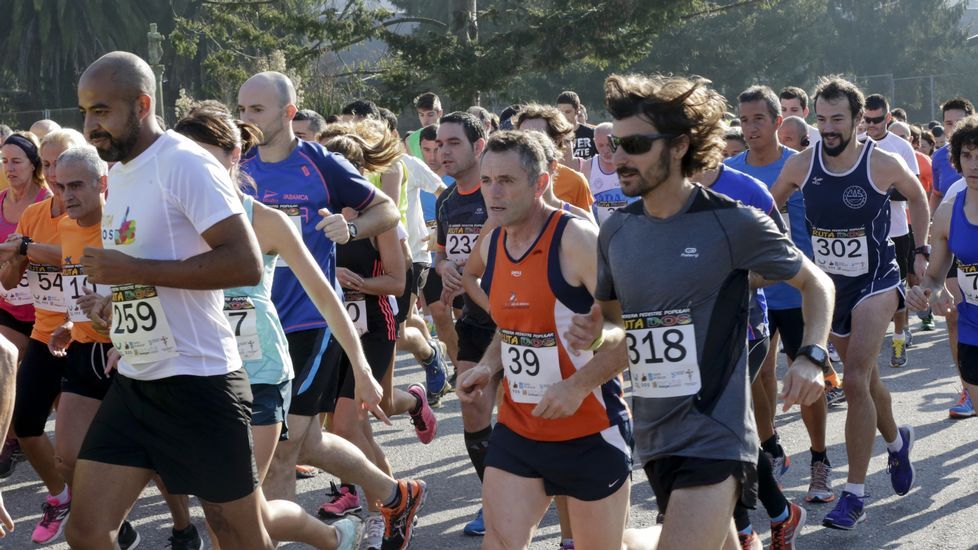 III Carrera pedestre popular Ruta dos en parque de Acea da Ama en Culleredo