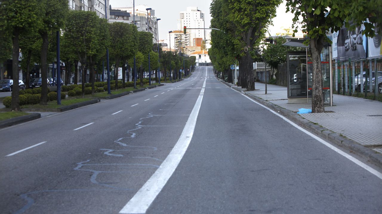Vigo en Semana Santa durante la alarma sanitaria por el coronavirus