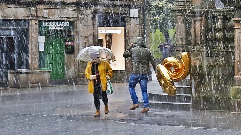 Noviembre pasado por agua en Pontevedra