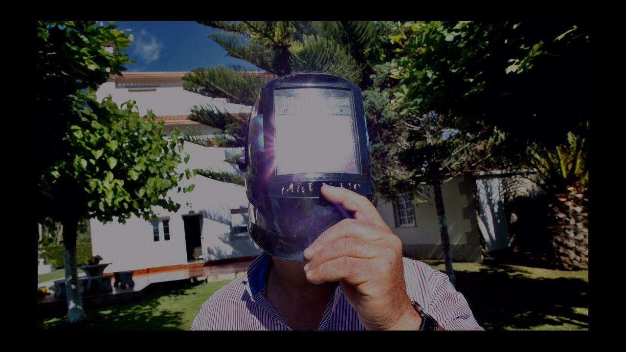 Eclipse parcial desde O Grove