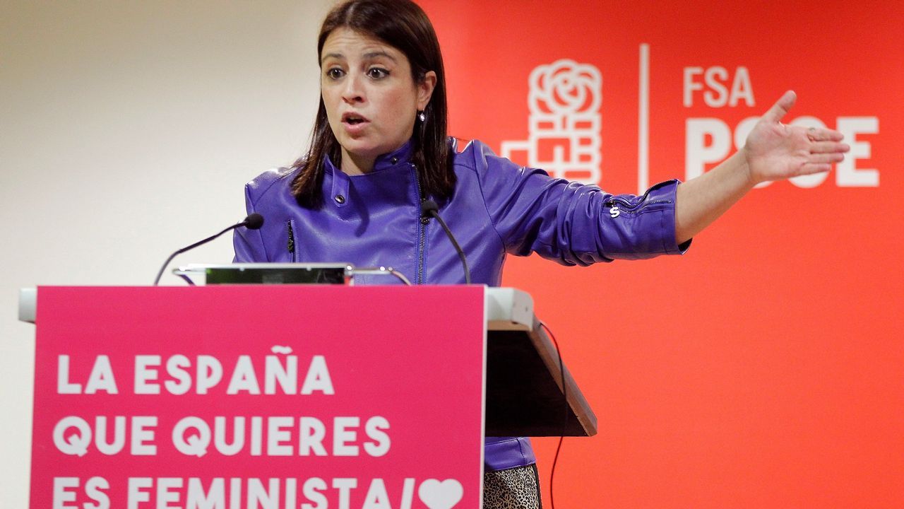 La vicesecretaria general del PSOE, Adriana Lastra
