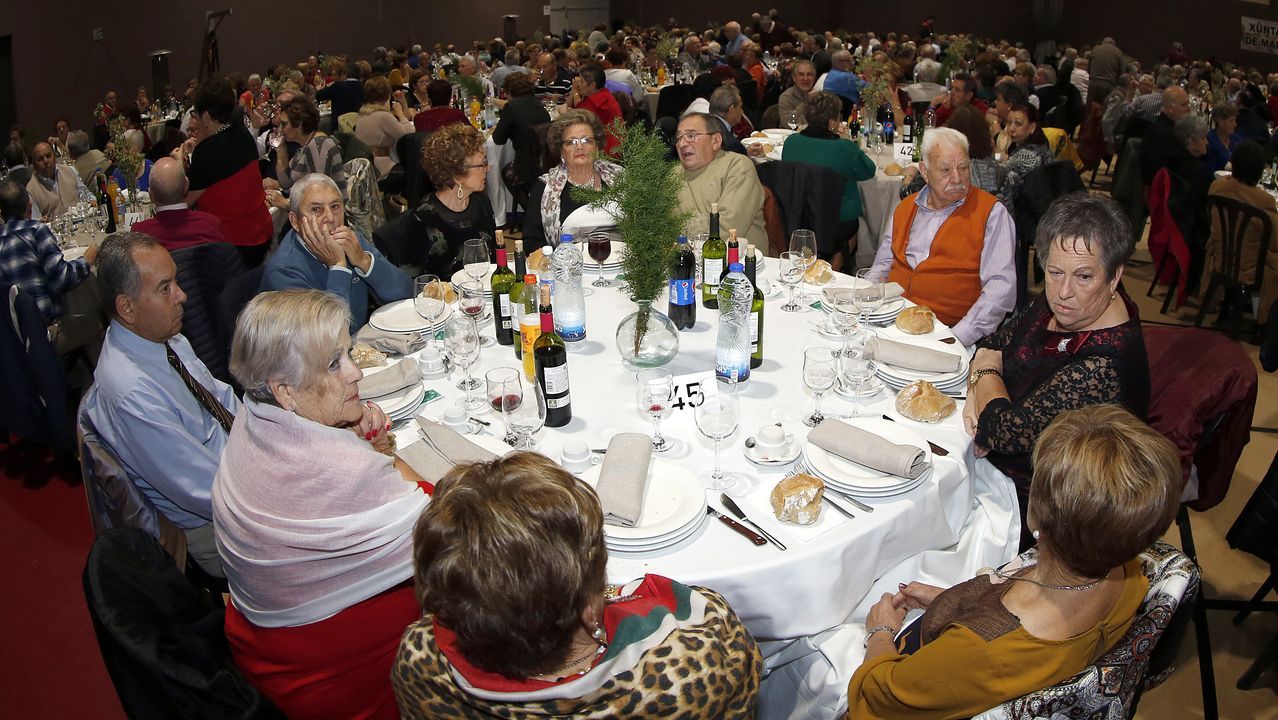 Comida de los mayores en la Fieiteira 2019