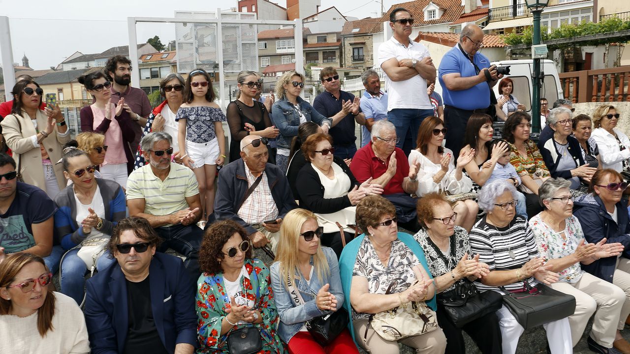 ACTO DEL HOMENAJE A PLACIDO BETANZOS EN EL QUE BAUTIZO´CON SU NOMBRE EL PASEO MARITIMO DE PALMEIRA