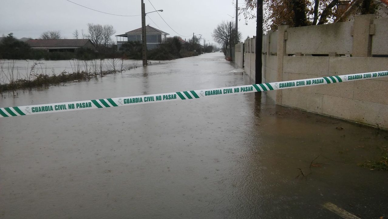 Inundaciones en Xinzo por la subida del Limia