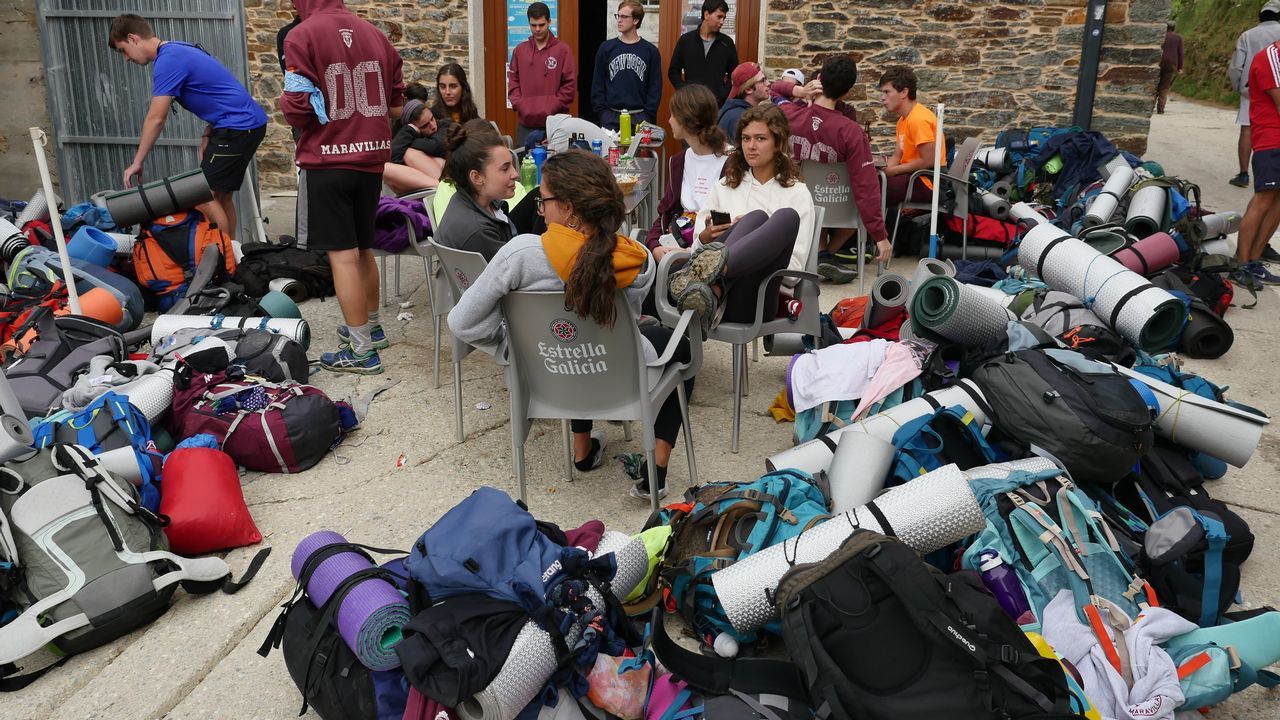 Excursión de instituto en La Laguna, antes de cruzar a Galicia