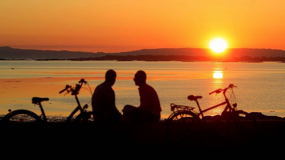 Vista de la ría de Arousa desde Cambados