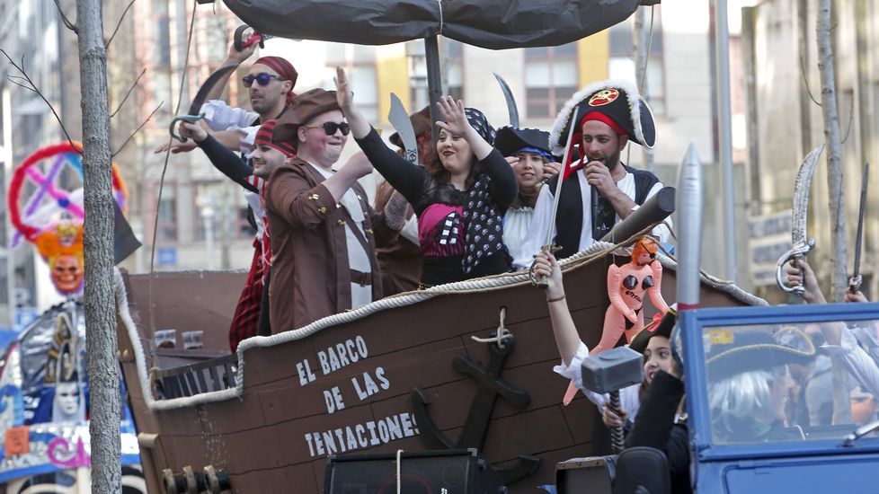 Desfile de Carnaval en Pontevedra