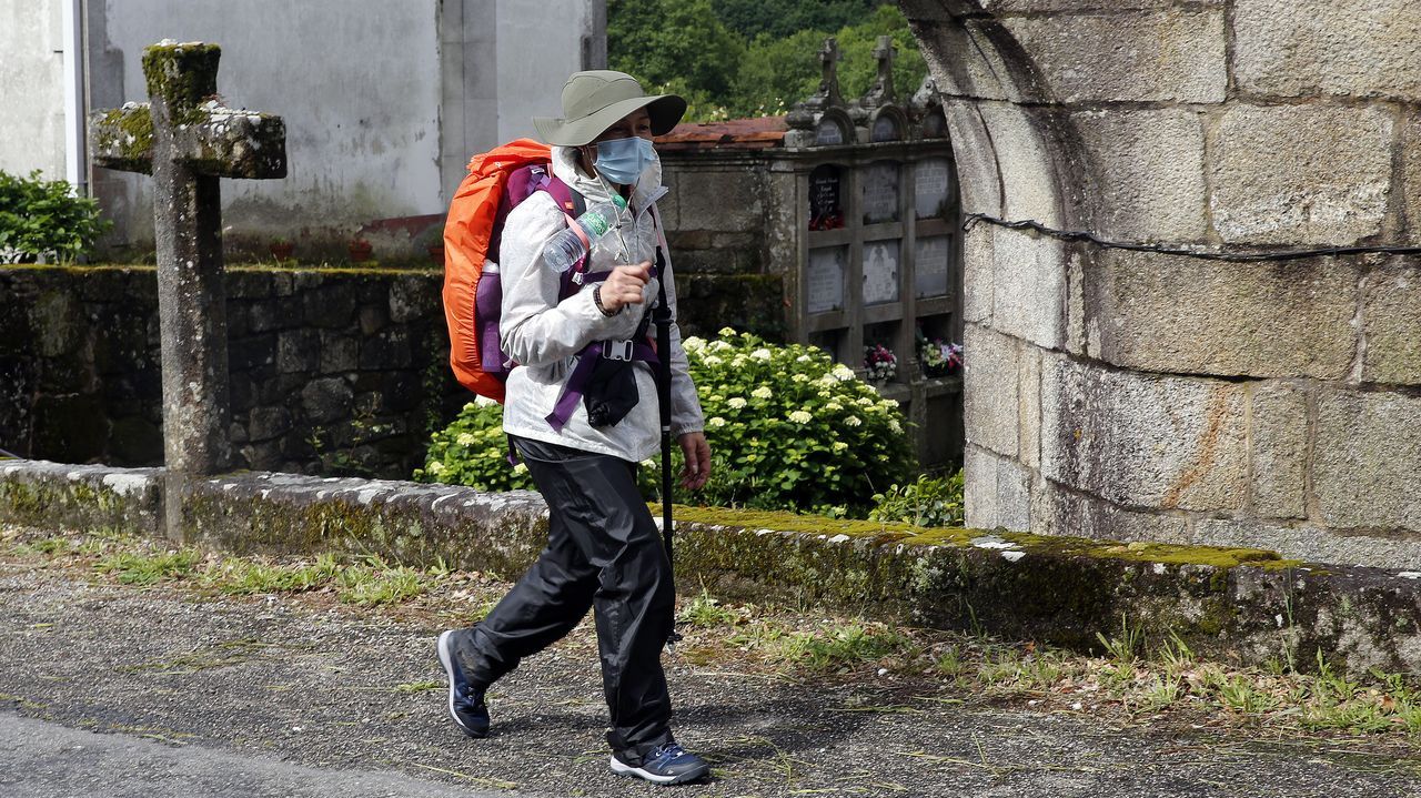 Tres ciclistas de Caldas, que iniciaron ruta en su tierra y que pretendían cubrir una etapa del Camino