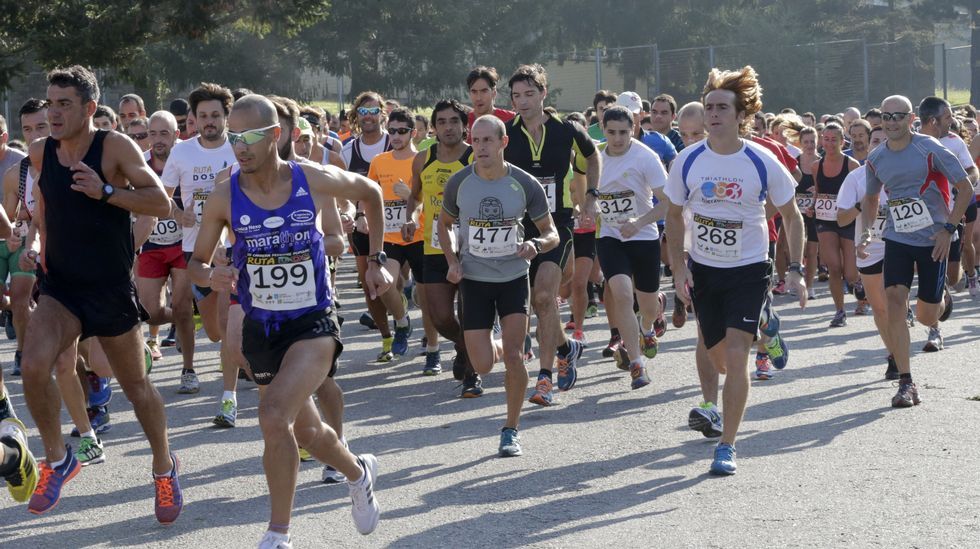III Carrera pedestre popular Ruta dos en parque de Acea da Ama en Culleredo
