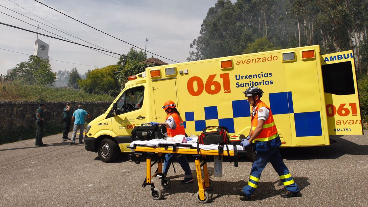 El diá después a la explosión mortal en Tui