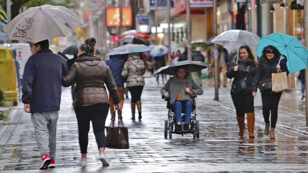 Noviembre pasado por agua en Pontevedra