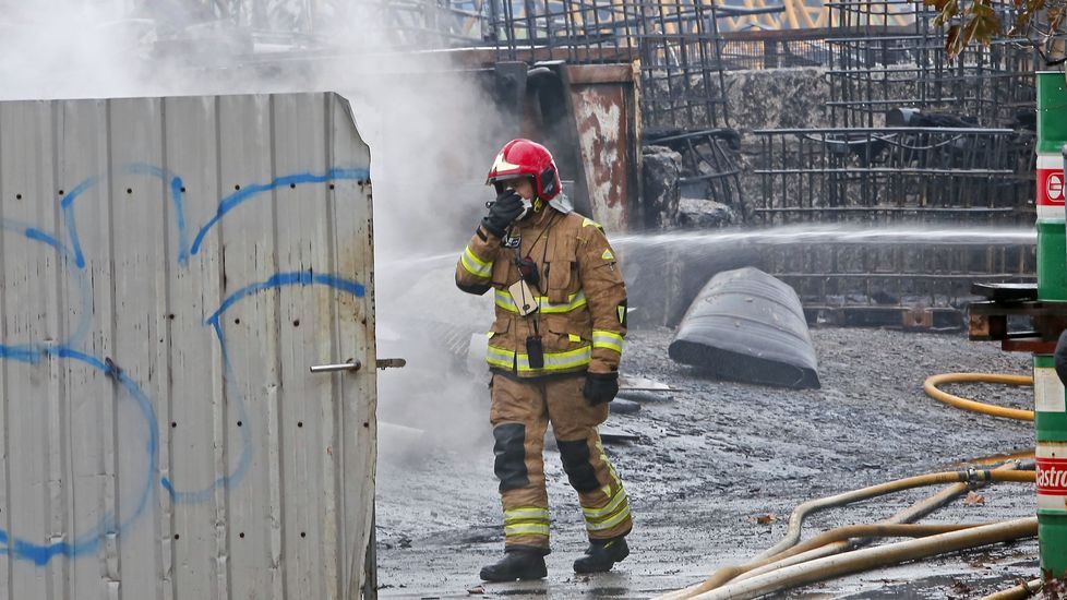 Incendio en los astilleros de Placeres