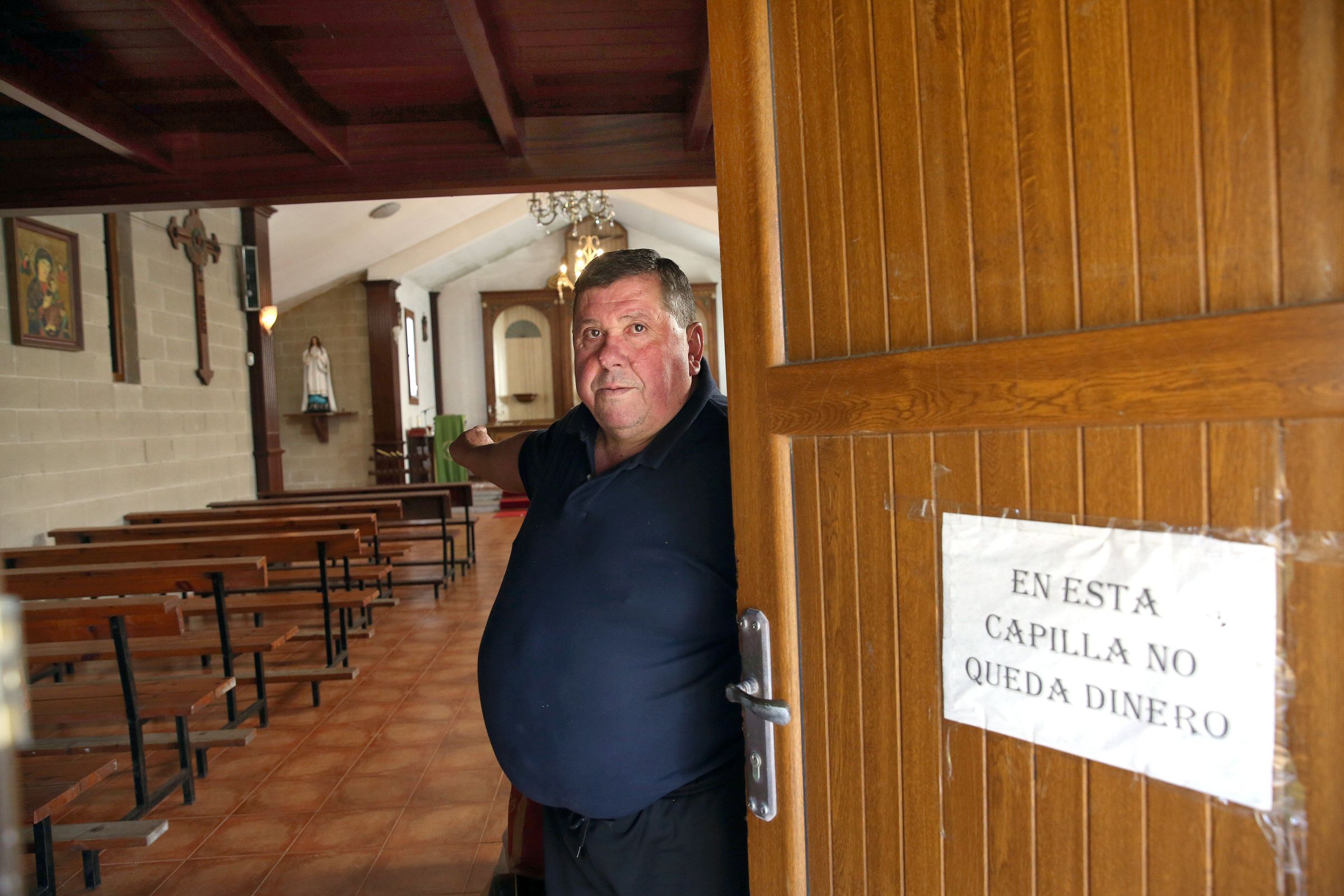 Entran a roubar na capela da Merced de A Pobra. O cartel que o p�rroco colocou na porta non parece disuadir �s ladr�ns. 10/04/2024