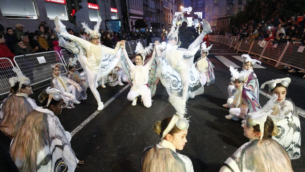 Los niños, esperando a los Reyes en Santiago