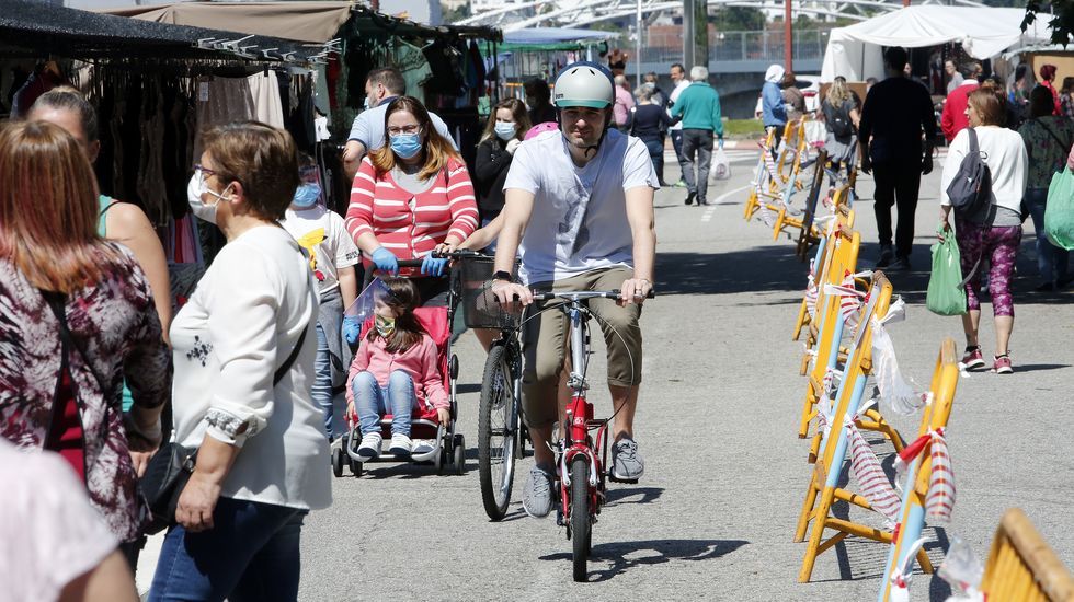 Regresa la feria de los sabados a Pontevedra con nuevas medidas anticontagio