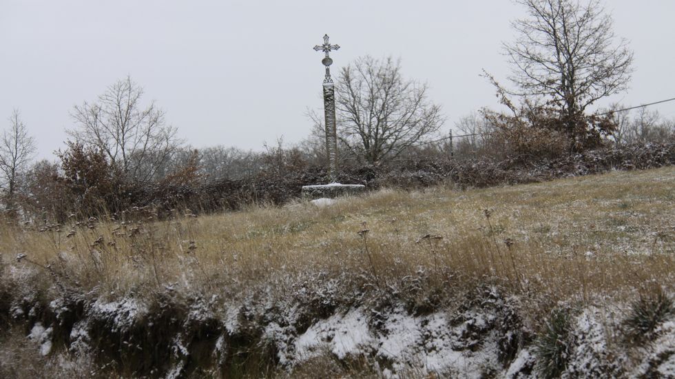 Nieve en A Pobra de Trives (Ourense)