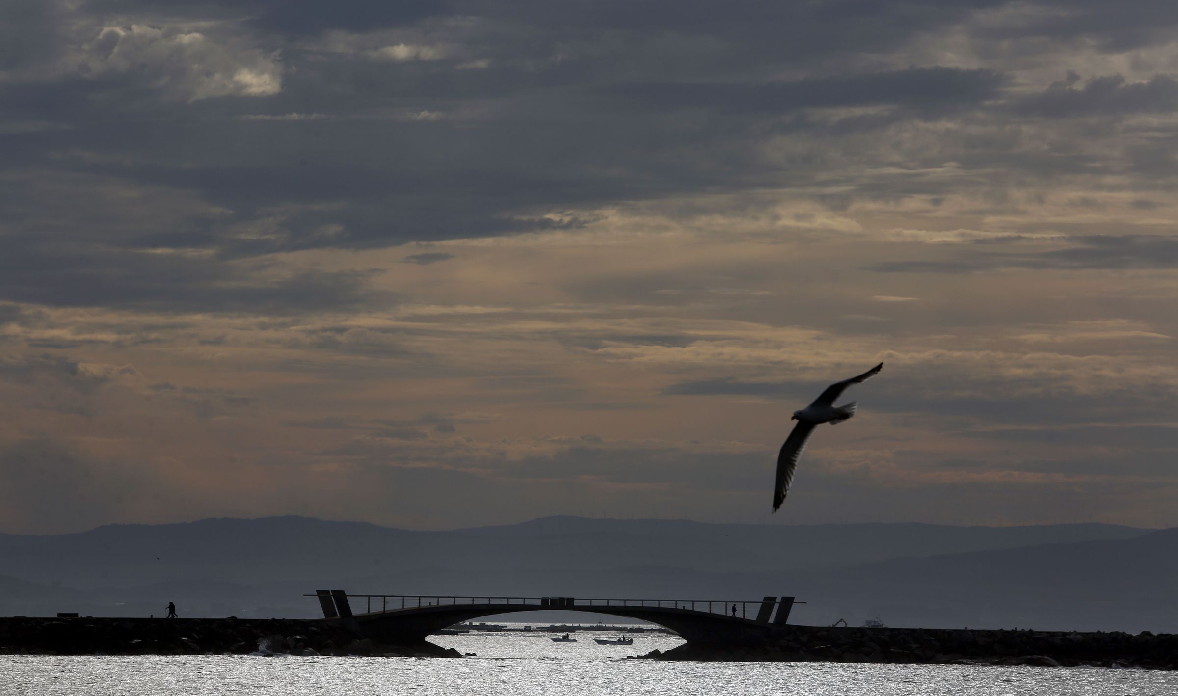 Paseo mar�timo de O carreiro, en Agui�o, Ribeira. Un lugar privilexiado para disfrutar de unhas maravillosas vistas das illas Atl�nticas. 28/05/2023