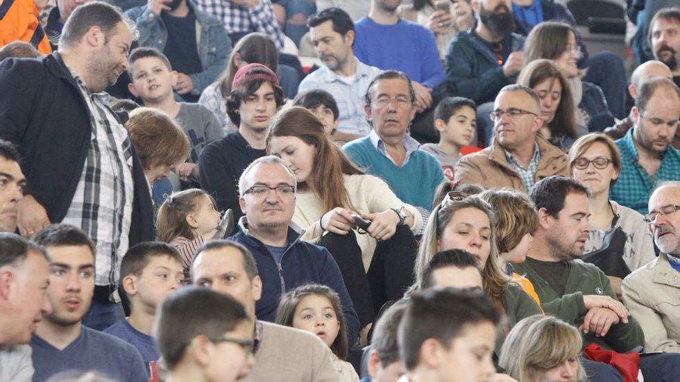 Afición del Basquet Coruña-Melilla, segundo partido de los play off por el ascenso a la Liga ACB