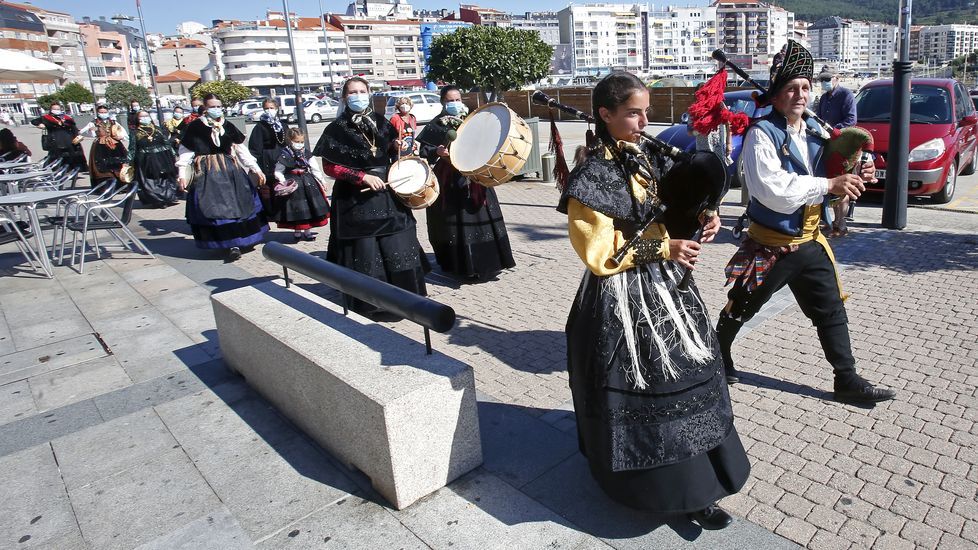 Procesión marítima de la Virgen del Carmen en Sanxenxo