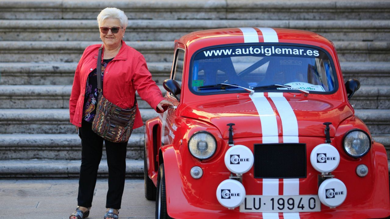 Concentración de SEAT 600 en Lugo en el 2016.