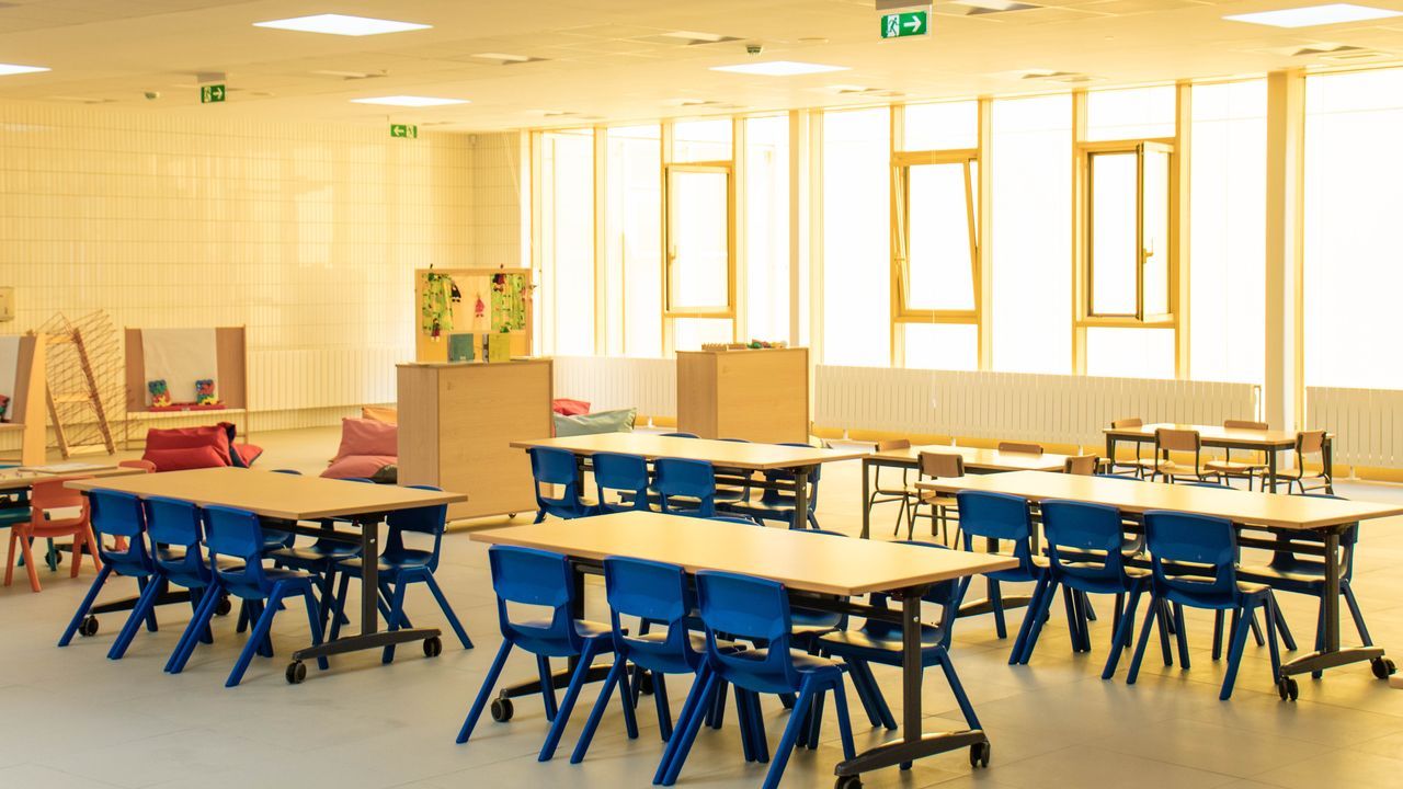Una aula escolar, en imagen de archivo